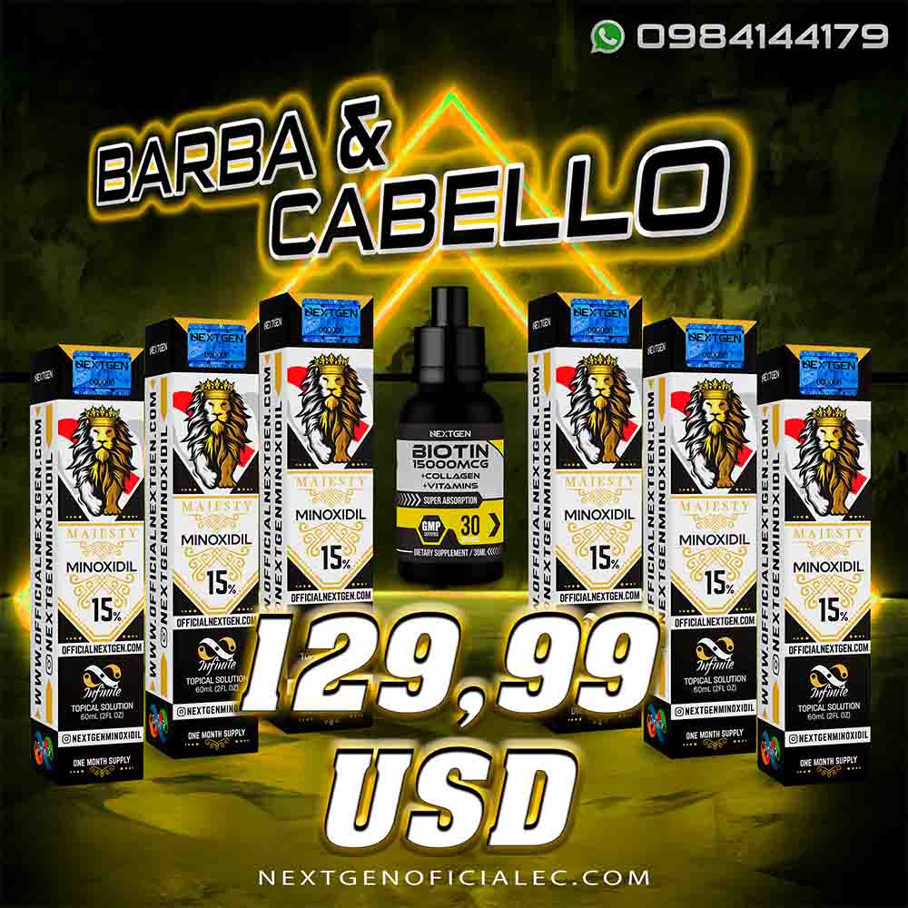 Pack Especial Nextgen -  Minoxidil 15 % Majesty