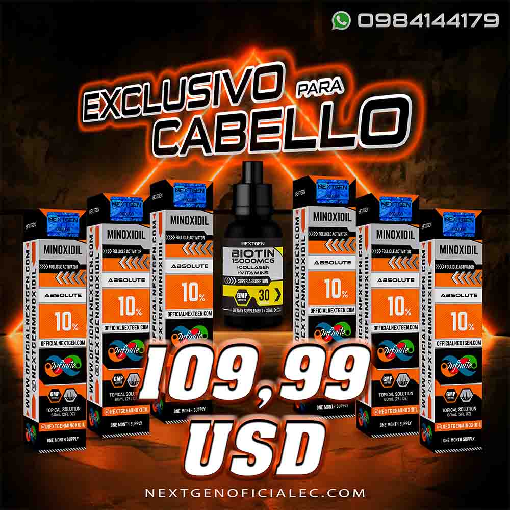 Pack Especial Nextgen - Minoxidil 10 % Absolute